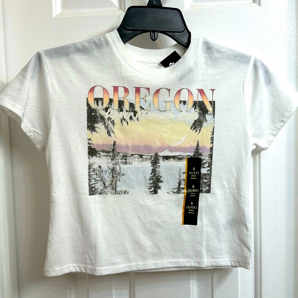 Art Class Girl’s Oregon Short Sleeve Tee Shirt, Size S ( 6/6X ), NEW with Tags